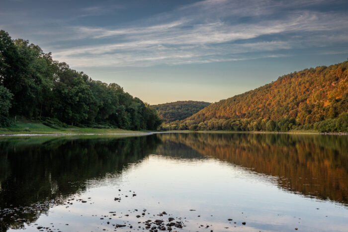 Sun going down landscape photography